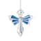 Solid Oak September/Sapphire Birthstone Angel Crystal Suncatcher Ornament Kit